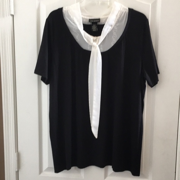 FINAL MARKDOWN LADIES’ Lane Bryant 1-pc Top w/2-pc Look (18/20) - Picture 1 of 9